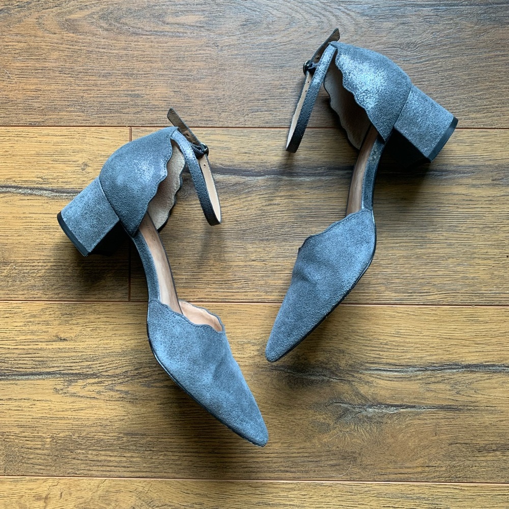 Klub Nico | Roseia Metallic Gray Leather Pump 7